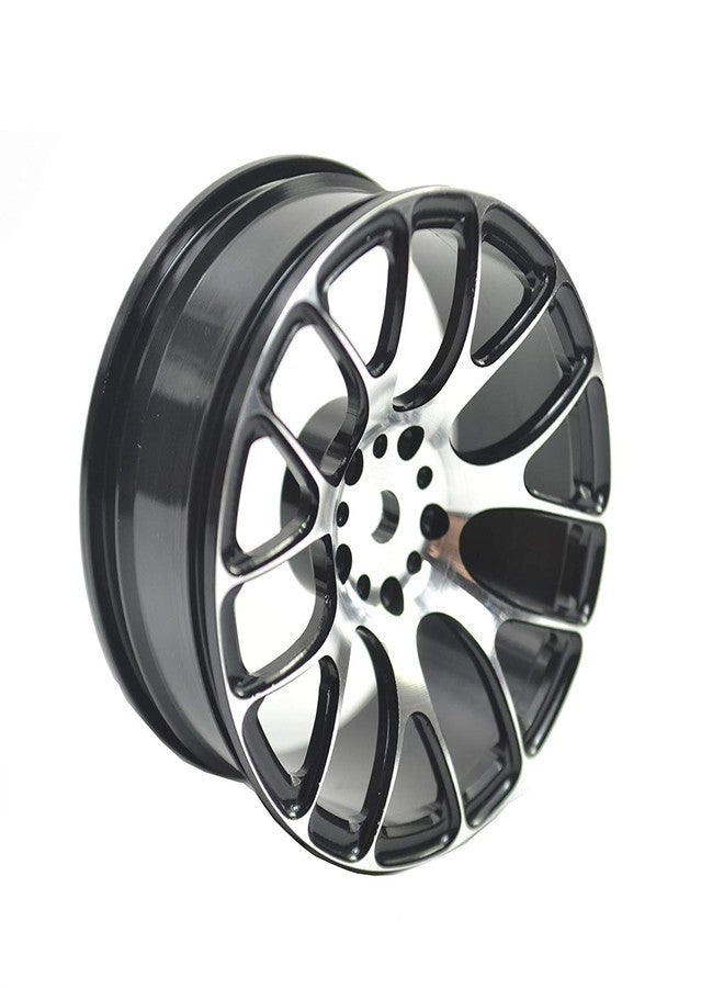 LAFEINA Aluminum Alloy Wheel Rims for 1:10 RC Drift On-Road Racing Car Touring Upgrade Parts (Black) - Image 2